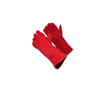 Guante Descarné Soldador Rojo